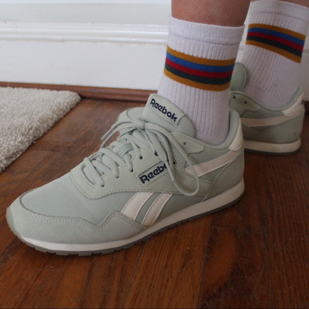 Teal/Mint Reebok Sneakers